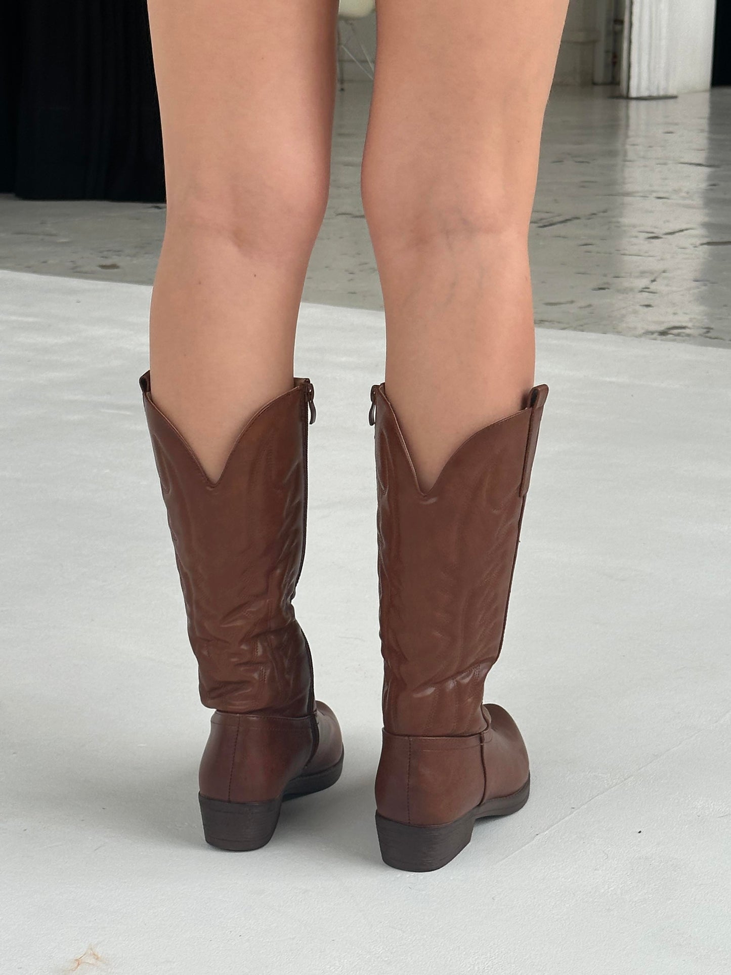 Cowboy boots - Camel