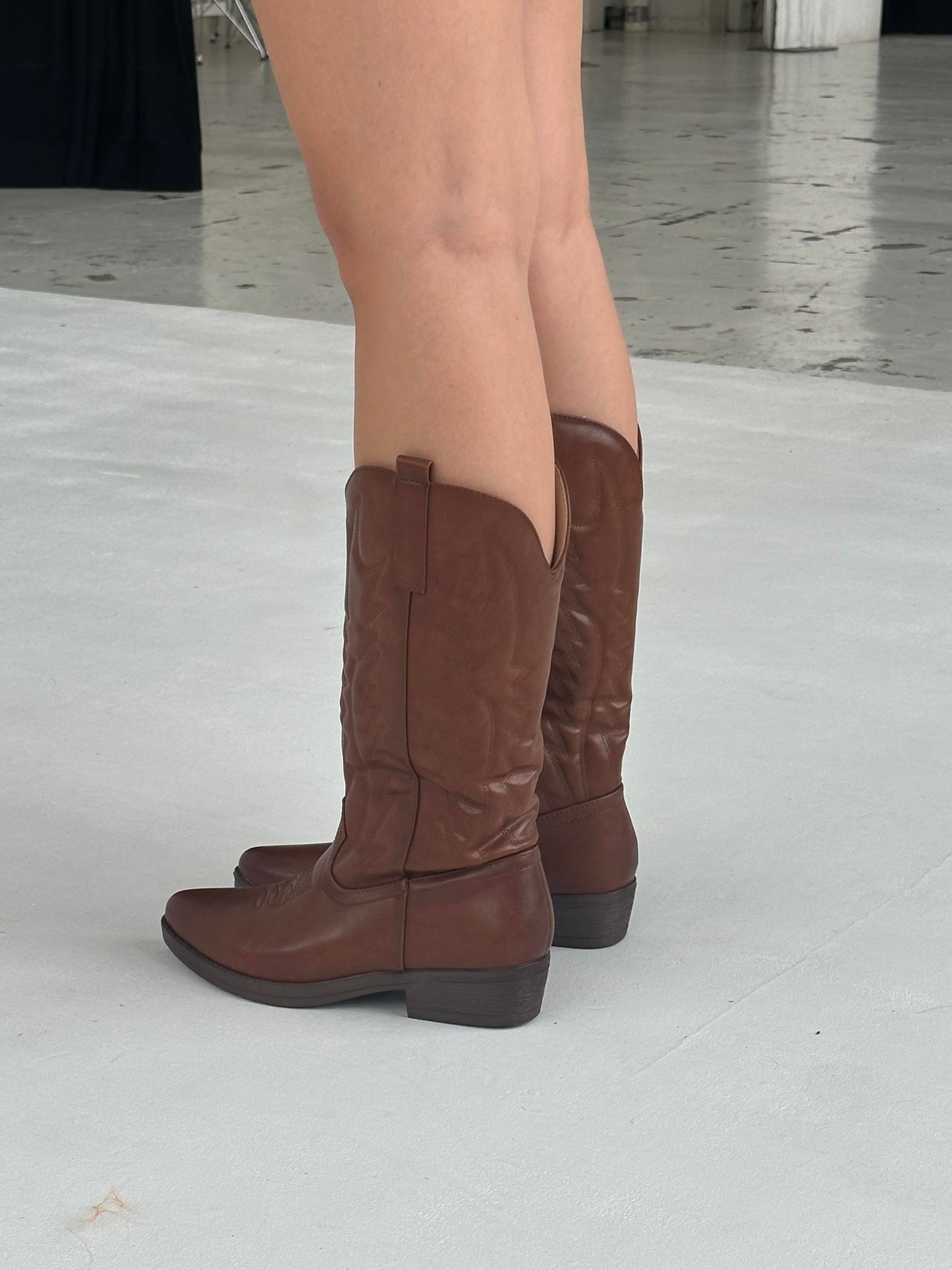 Cowboy boots - Camel