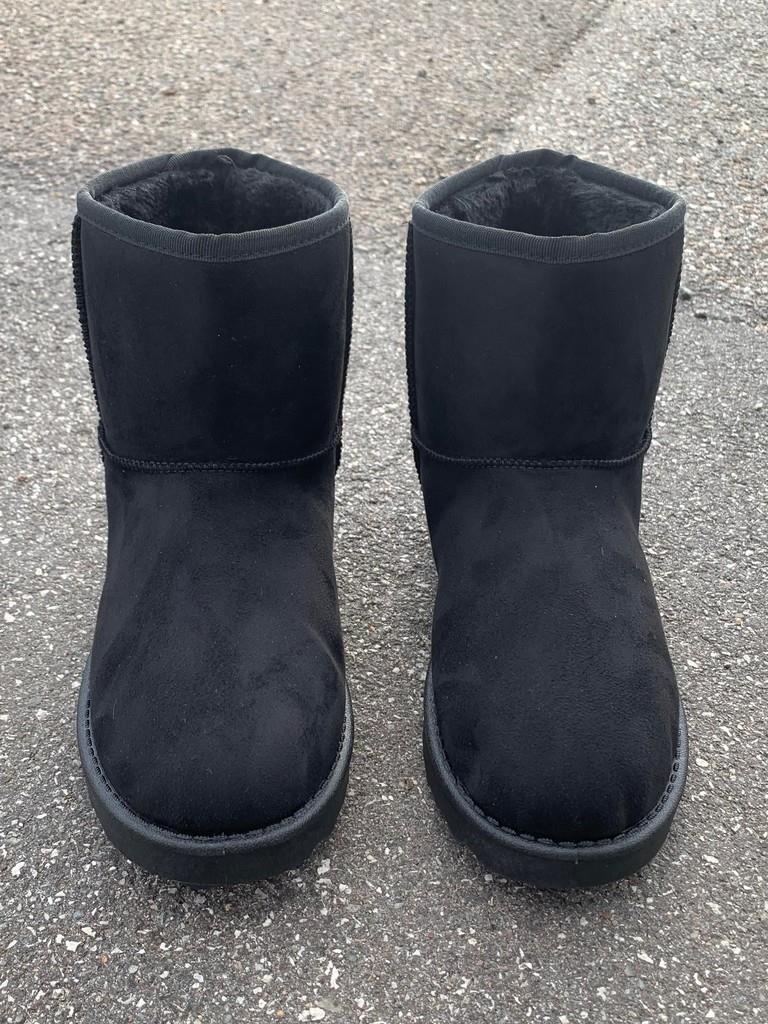 Teddy boots - black