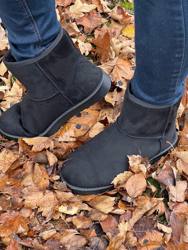 Teddy boots - black