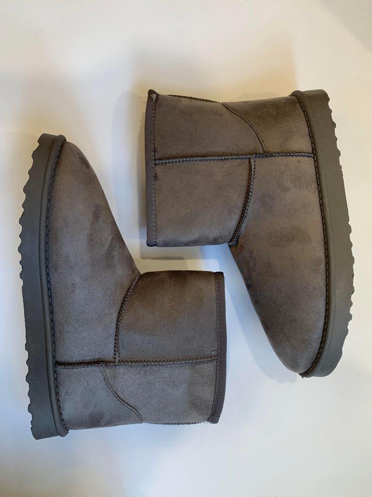 Teddy boots - grey