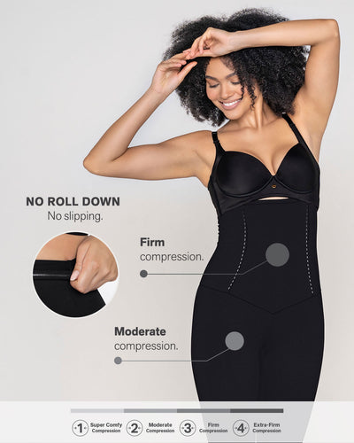 Extra high waisted firm compression legging