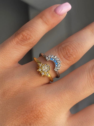 Sun & Moon ring