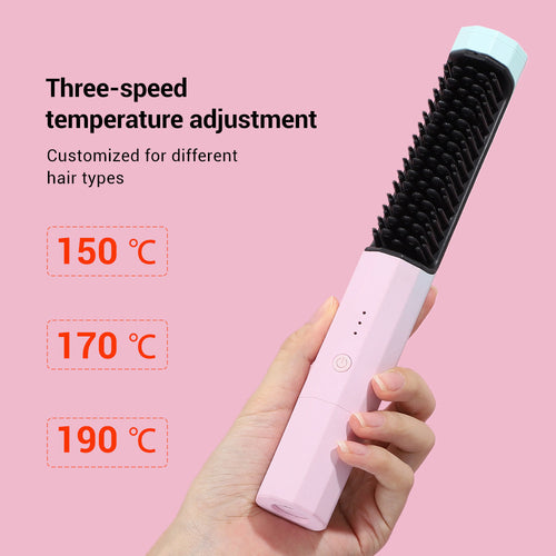 3 in 1 Frizz Wand®- Professional Straightener Brush