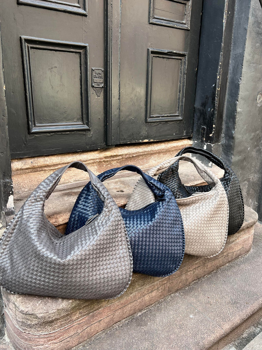 Cross-Weave Bag - Navy