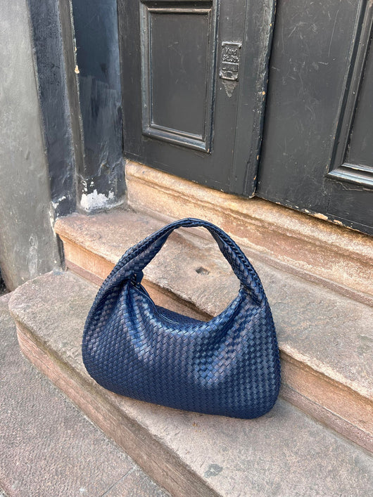 Cross-Weave Bag - Navy
