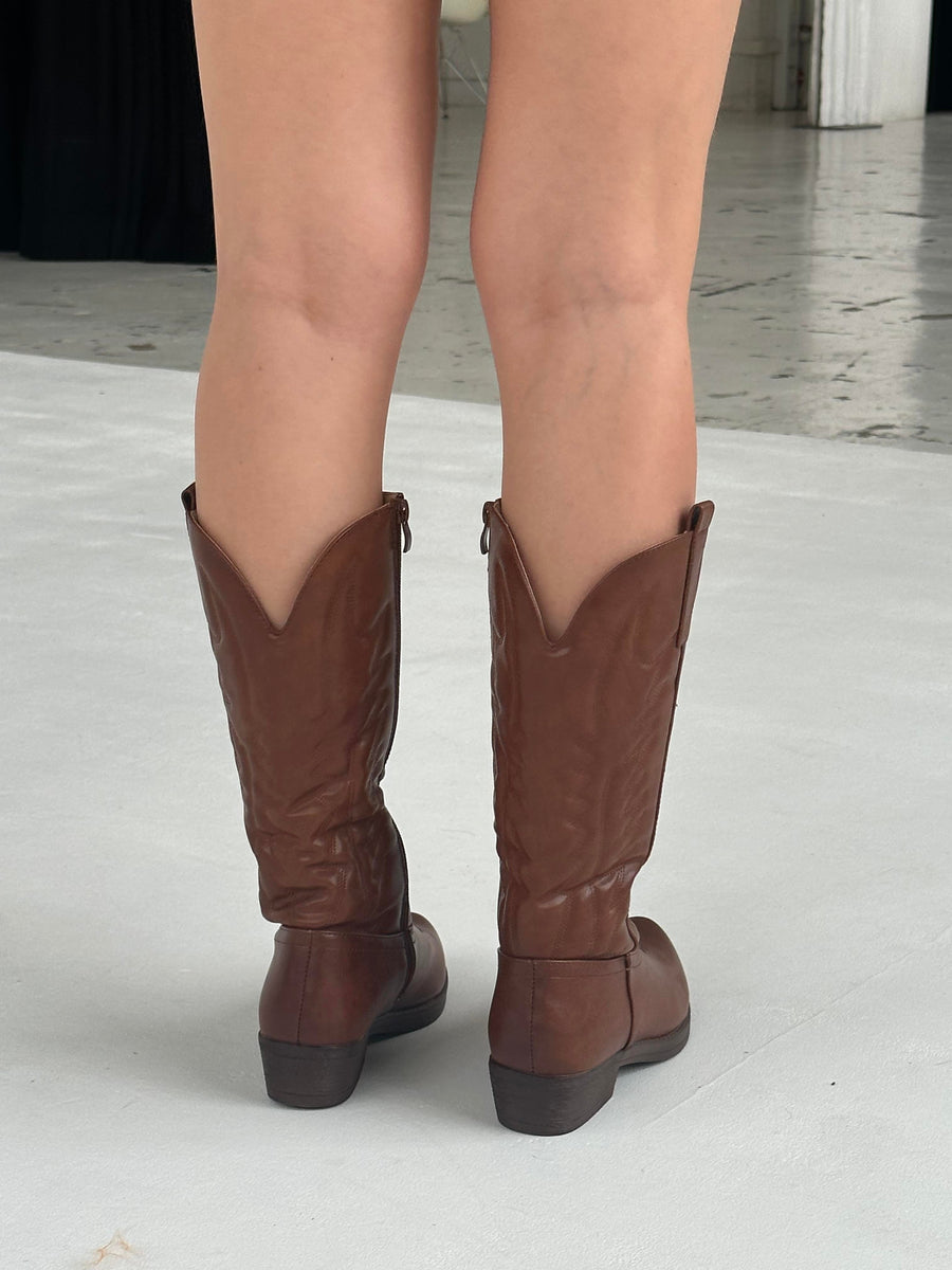 Cowboy boots - Camel