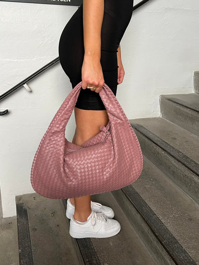 Cross-Weave Bag - Rose