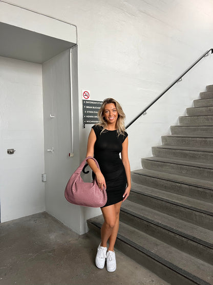 Cross-Weave Bag - Rose