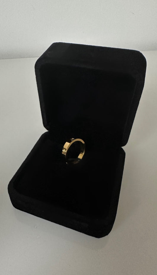Alana C Ring (in silver & gold)