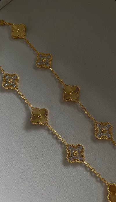 Gold Raya Diamanté Bracelet