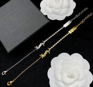 Rue Diamanté Bracelet (in silver & gold)