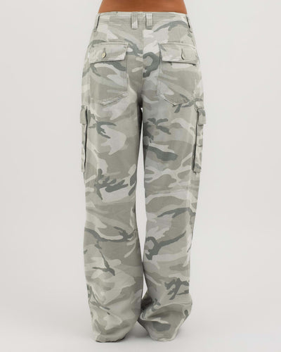Steel Grey Camo Cargo Pants