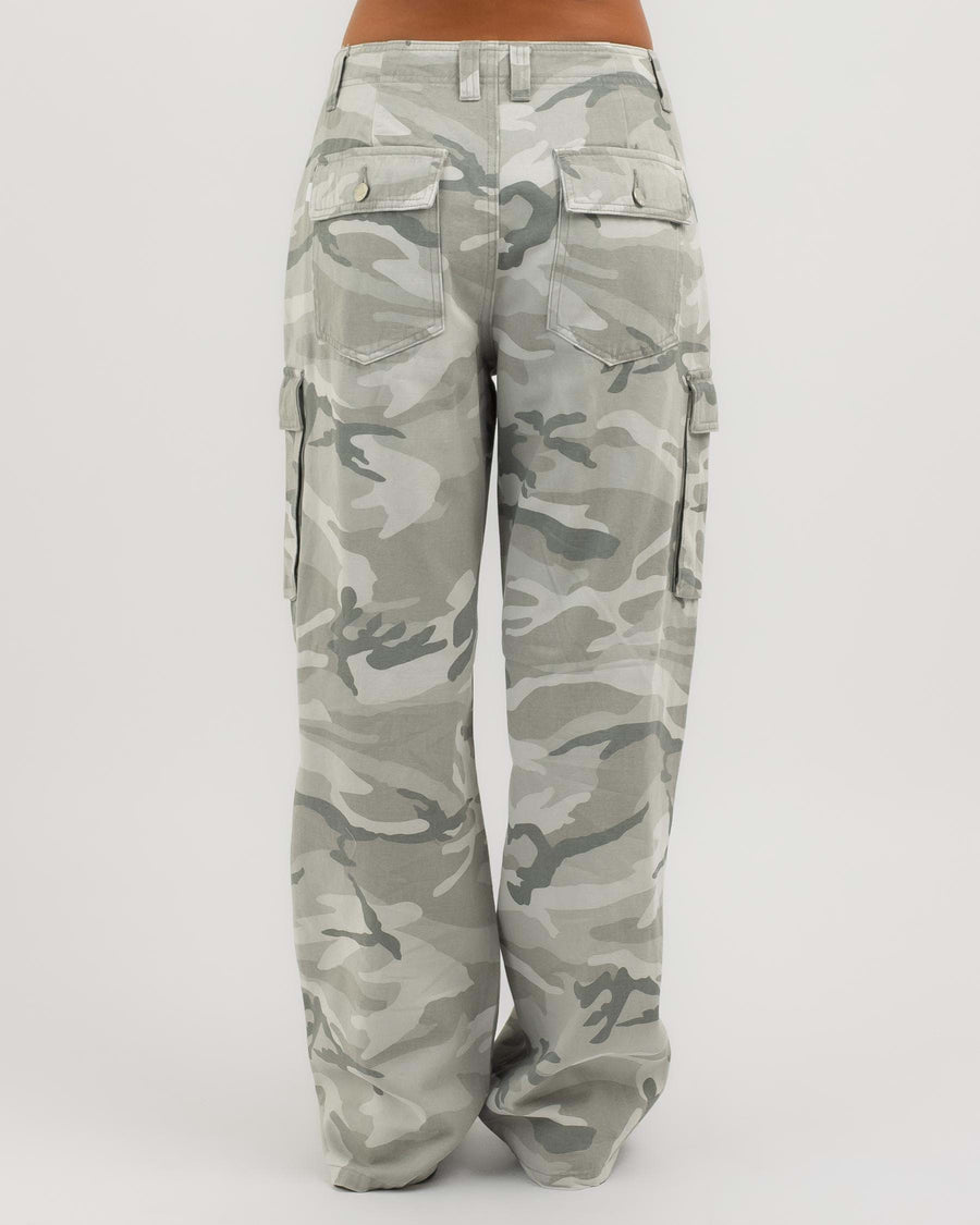 Steel Grey Camo Cargo Pants