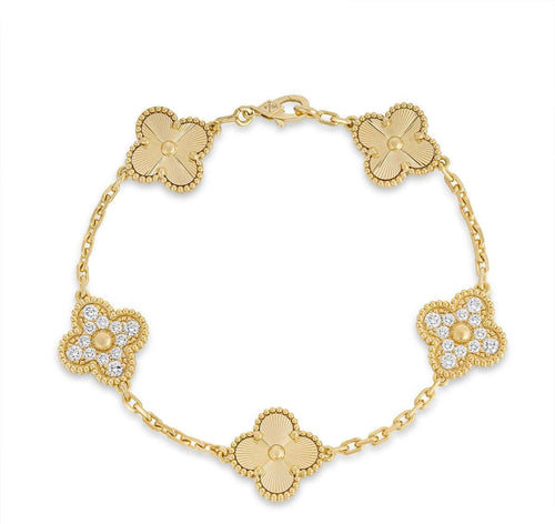 Gold Raya Diamanté Bracelet