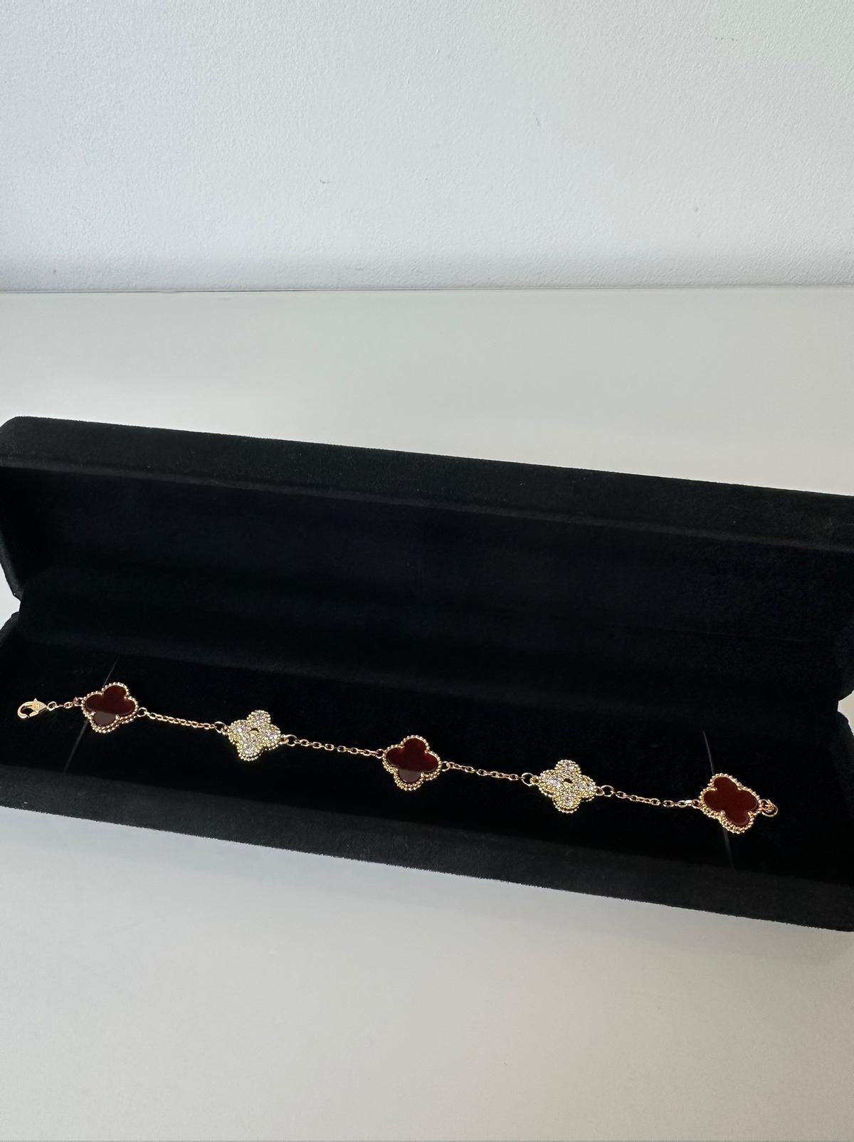 Reversible Rose Diamanté Raya Bracelet