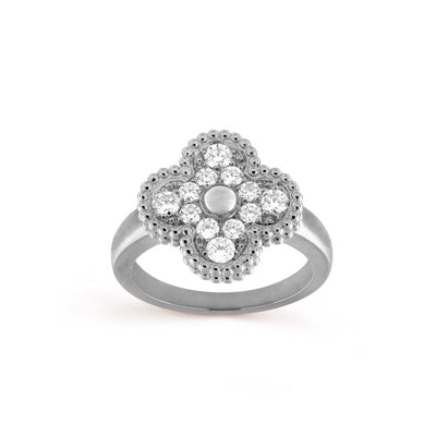 Silver Diamanté Ring