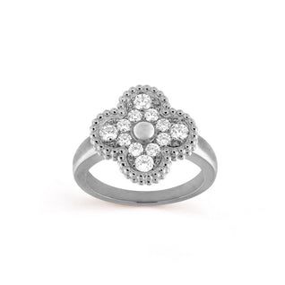 Silver Diamanté Ring