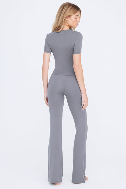 FLARED TROUSERS - STORM GREY