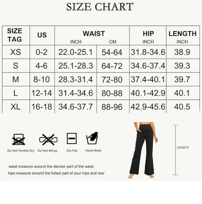 High Waisted Crossover Flare Leggings