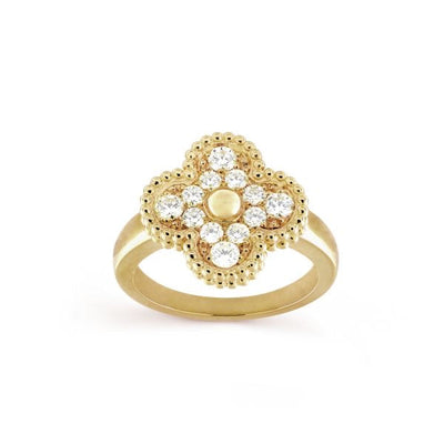 Gold Diamanté Ring