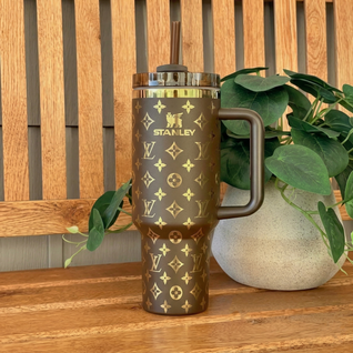 LV Luxe Quencher – Espresso & Gold Edition