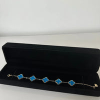 Blue Raya Bracelet (silver)