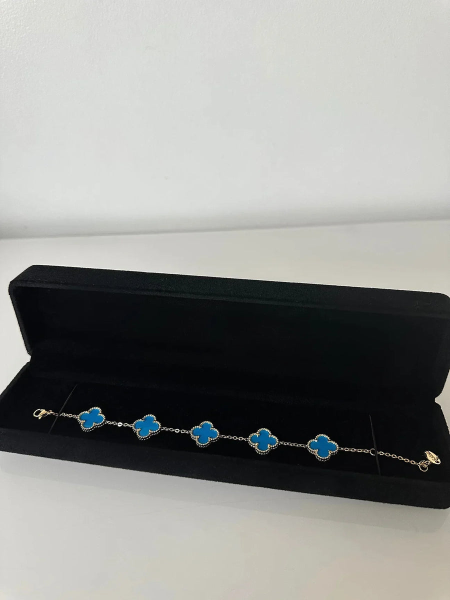 Blue Raya Bracelet (silver)