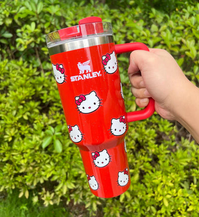 40oz Stainless Steel Hello Kitty Insulated Tumbler