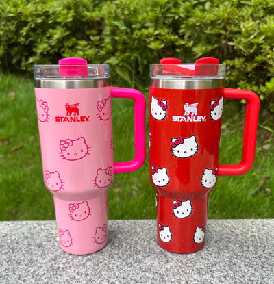 40oz Stainless Steel Hello Kitty Insulated Tumbler