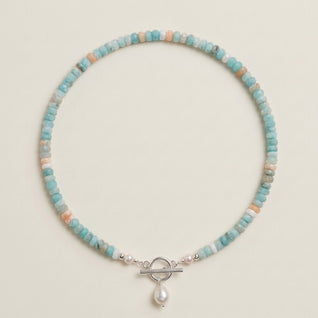 Turquoise Pearl Necklace