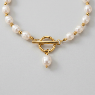 Freshwater Pearl Toggle Bracelet